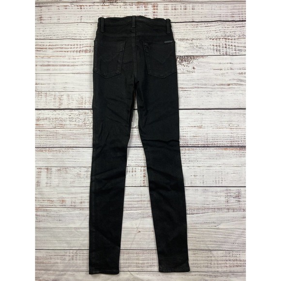 HUDSON JEANS Bullocks High Rise Lace Up Skinny Black‎ sz 24 - Picture 6 of 6